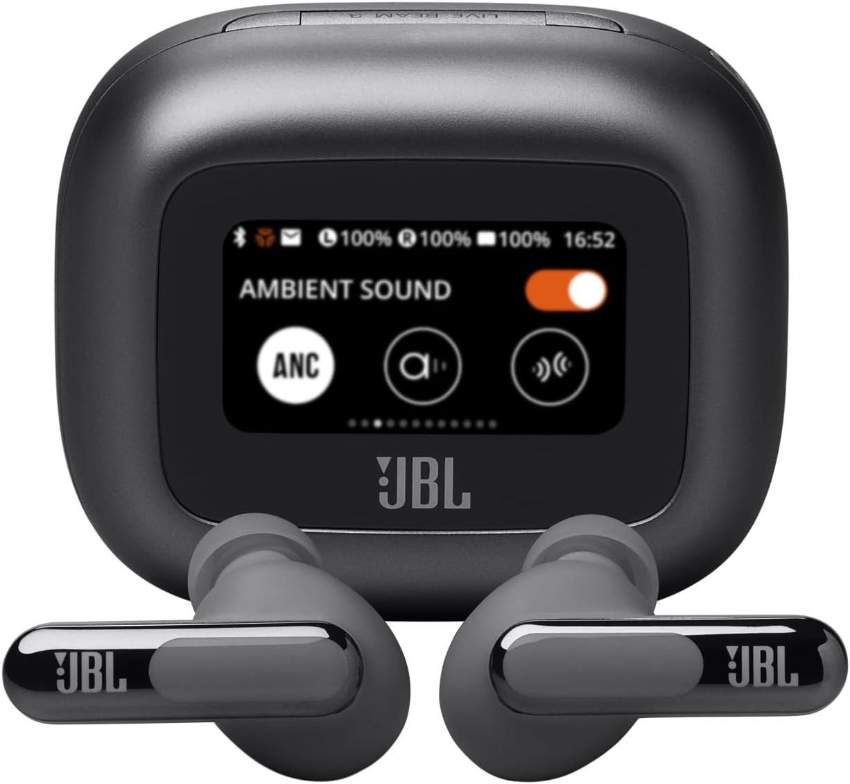 JBL Harman Live Beam 3 True Wireless Noise-Cancelling Stick-Closed Earbuds - Black by JBL - Refurbished - Very Good condition - US$182.44