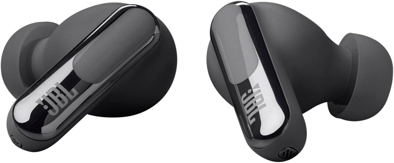 JBL Harman Live Beam 3 True Wireless Noise-Cancelling Stick-Closed Earbuds - Black by JBL - Image 3