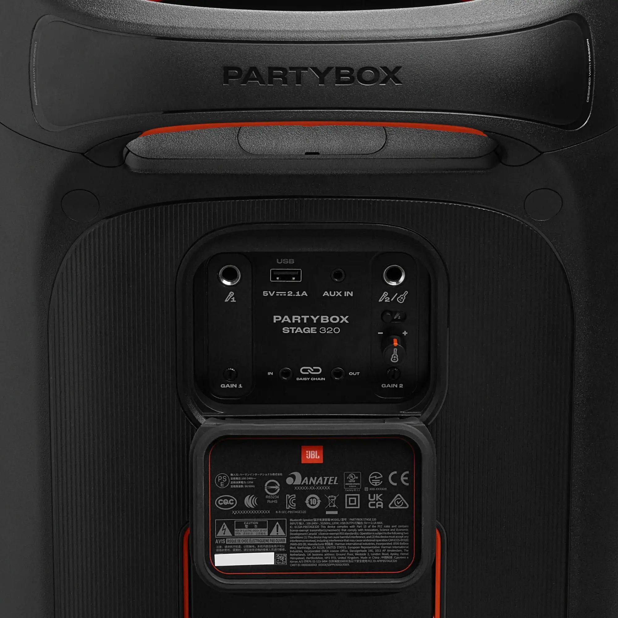 JBL PartyBox Stage 320 Portable Party Speaker - Black by JBL - Image 5