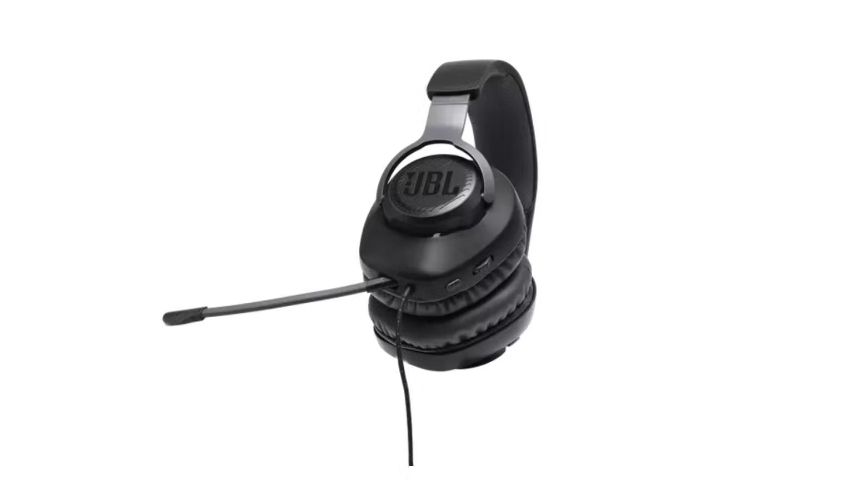 JBL Quantum 100 Wired Over-Ear Gaming Headphones - Black by JBL - Refurbished - Premium condition - US$40.94