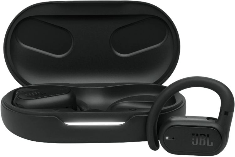 JBL SoundGear Sense True Wireless Open-Ear Headphones - Black by JBL - Refurbished - Very Good condition - US$95.49