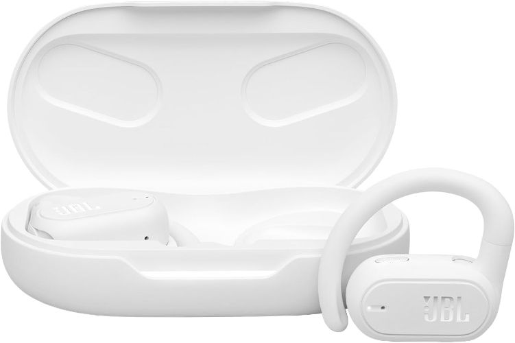 JBL SoundGear Sense True Wireless Open-Ear Headphones - White by JBL - Refurbished - Like New condition - US$203.49