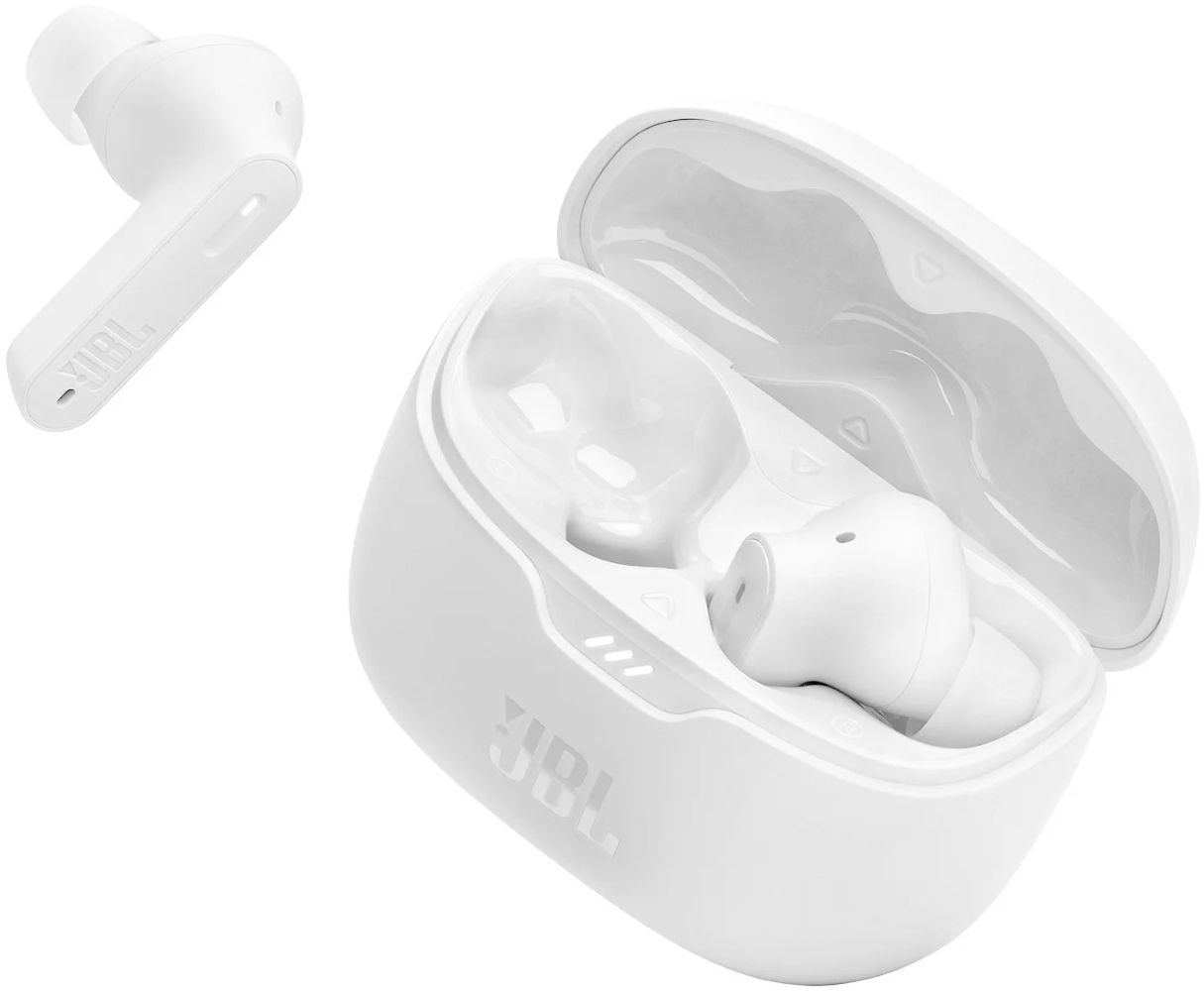 JBL Tune Beam Wireless Earphones - White by JBL - Image 6