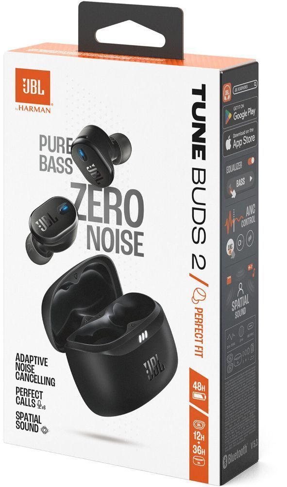 JBL TUNE Buds 2 True Wireless Noise Cancelling Earbuds - Black by JBL - Image 11
