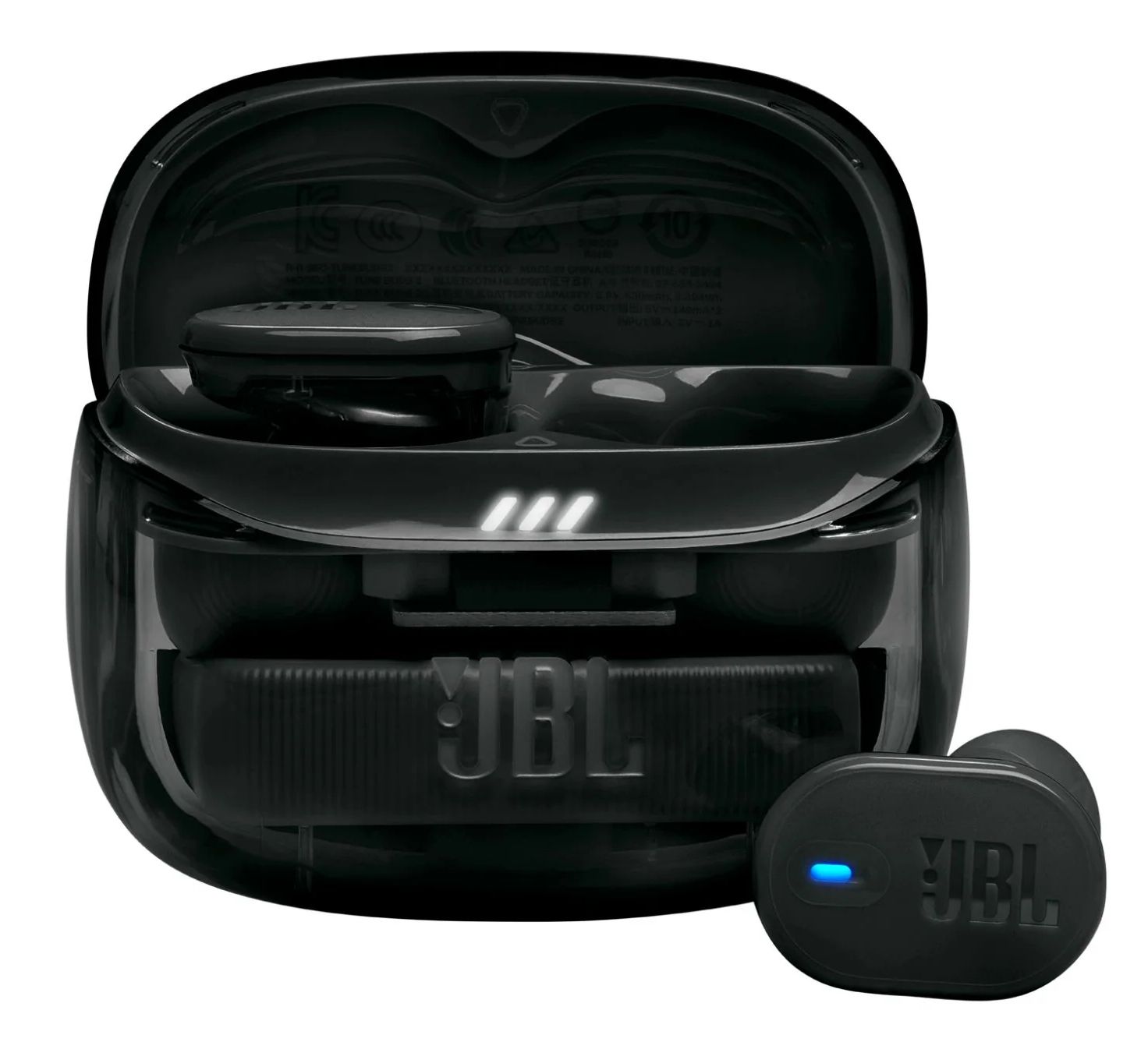 JBL TUNE Buds 2 True Wireless Noise Cancelling Earbuds - Ghost Black by JBL - Refurbished - Very Good condition - US$50.98