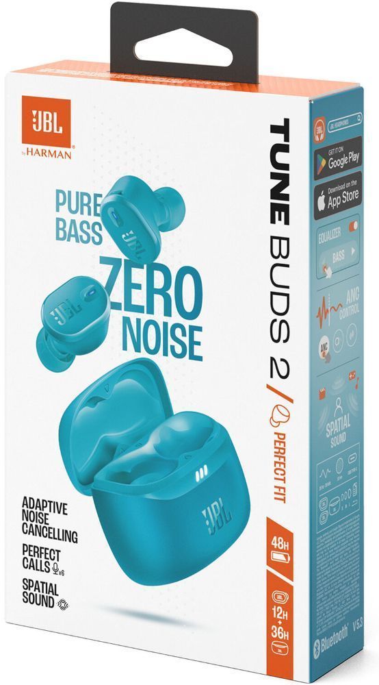 JBL TUNE Buds 2 True Wireless Noise Cancelling Earbuds - Turqoise by JBL - Image 11