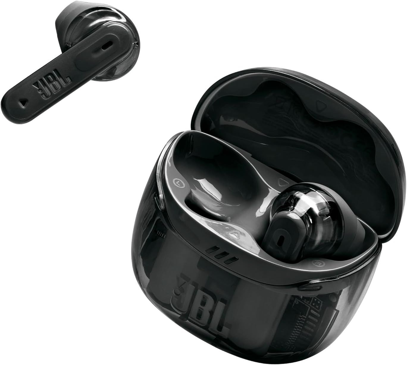 JBL TUNE Flex 2 True Wireless Noise Cancelling Earbuds - Ghost Black by JBL - Refurbished - Very Good condition - US$50.98