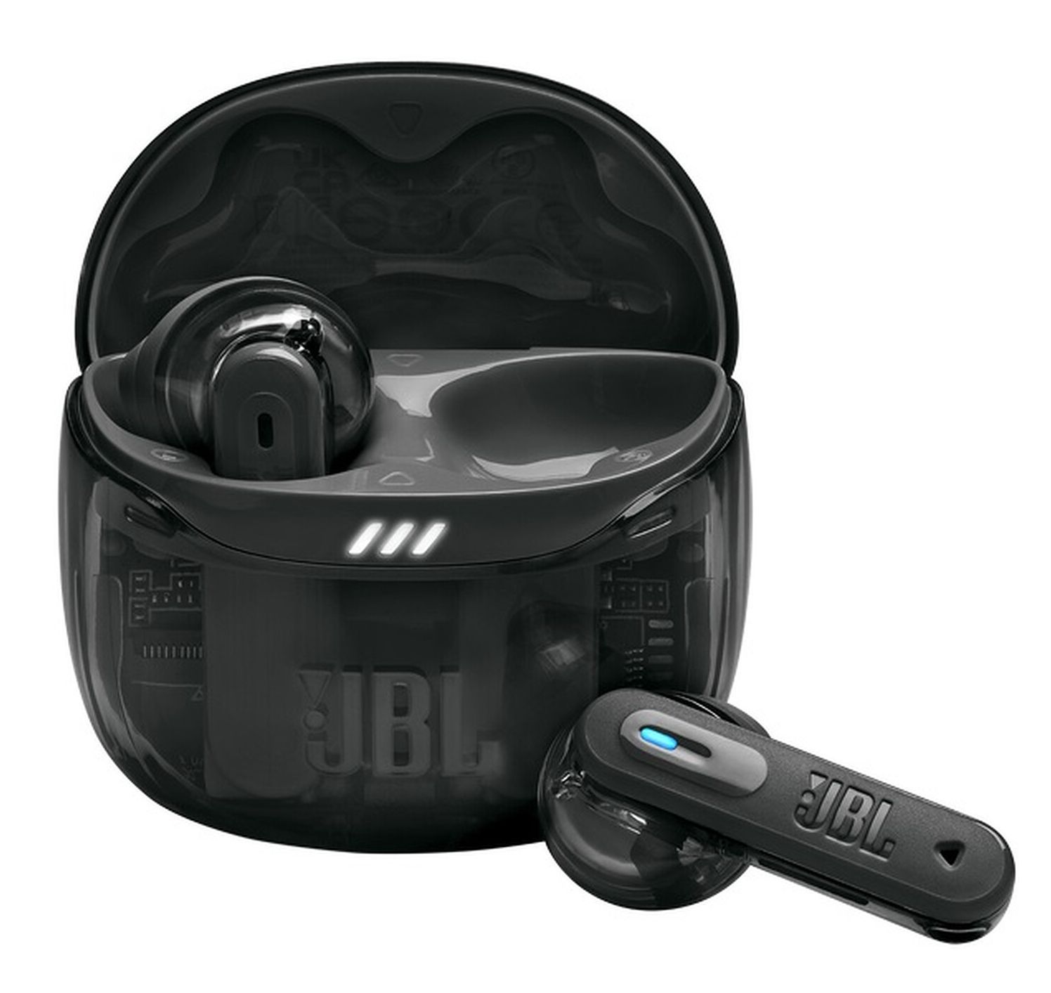 JBL TUNE Flex 2 True Wireless Noise Cancelling Earbuds - Ghost Black by JBL - Refurbished - Very Good condition - Image 2
