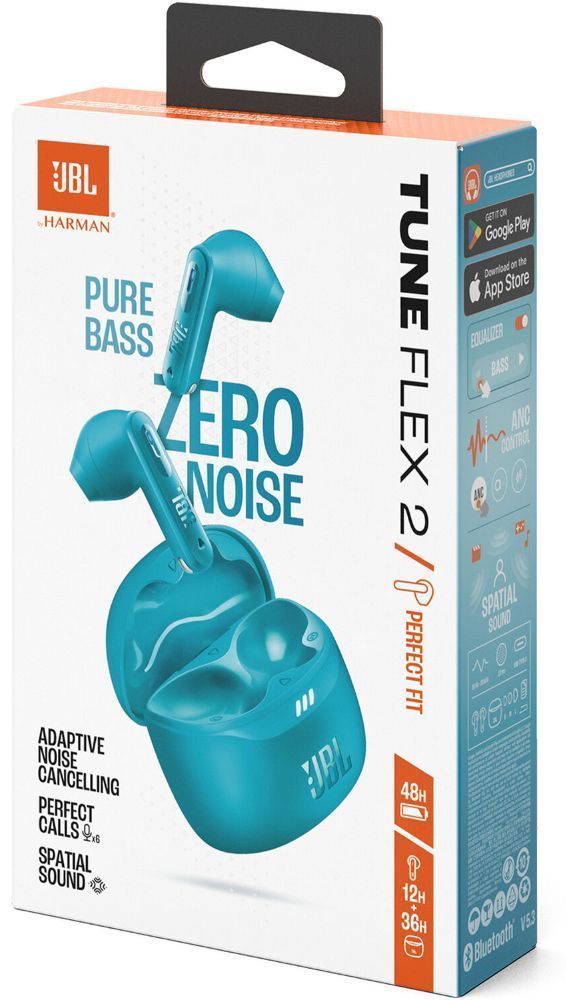JBL TUNE Flex 2 True Wireless Noise Cancelling Earbuds - Turqoise by JBL - Image 11
