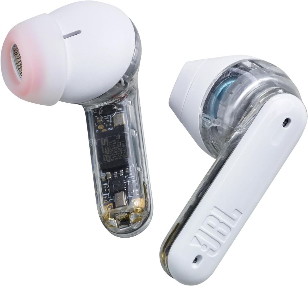 JBL Tune Flex True Wireless Noise Cancelling Earbuds - White (Ghost Edition) by JBL - Image 6