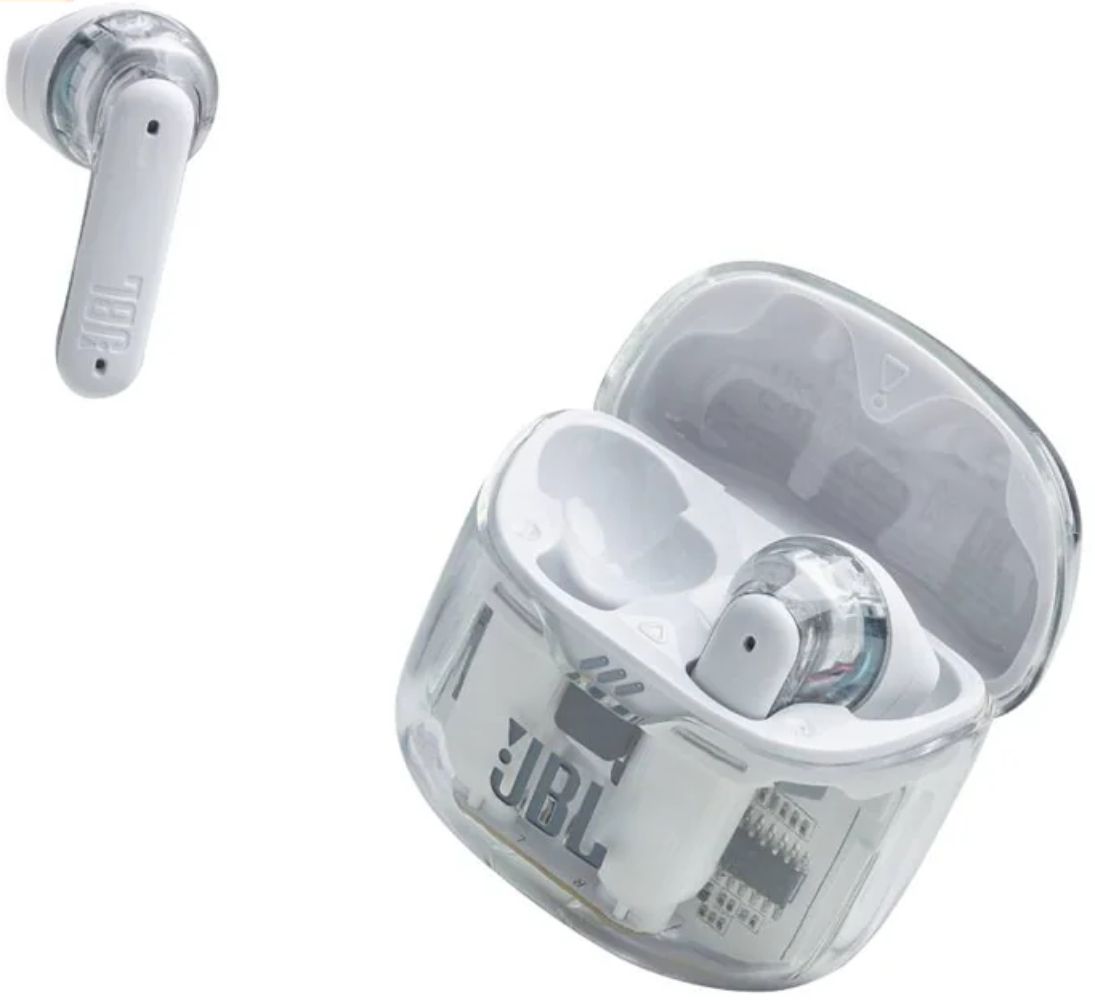 JBL Tune Flex True Wireless Noise Cancelling Earbuds - White (Ghost Edition) by JBL - Image 7