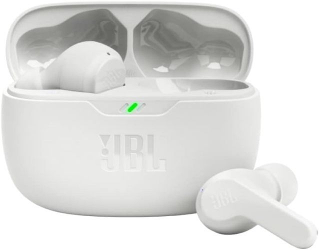 JBL Vibe Beam True Wireless Earbuds - White by JBL - Refurbished - Very Good condition - US$101.48
