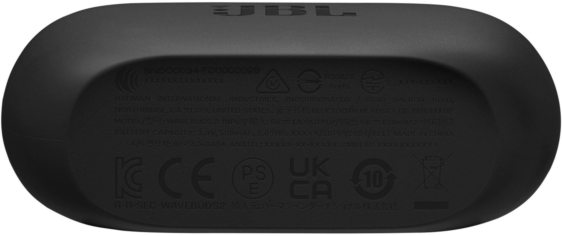 JBL Vibe Buds 2 | True Wireless Noise Cancelling Earbuds - Black by JBL - Image 9