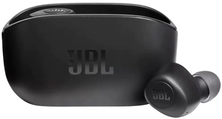 JBL Wave 100TWS In-Ear Wireless Headphones - Black by JBL - Refurbished - Very Good condition - US$61.49