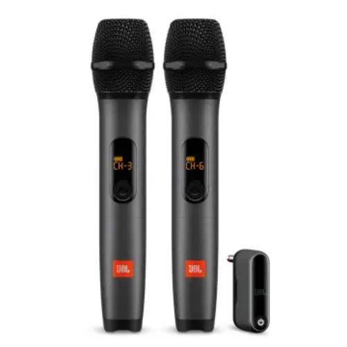 JBL Wireless Microphone Set (Two Microphones) - Black by JBL - Refurbished - Very Good condition - US$92.49