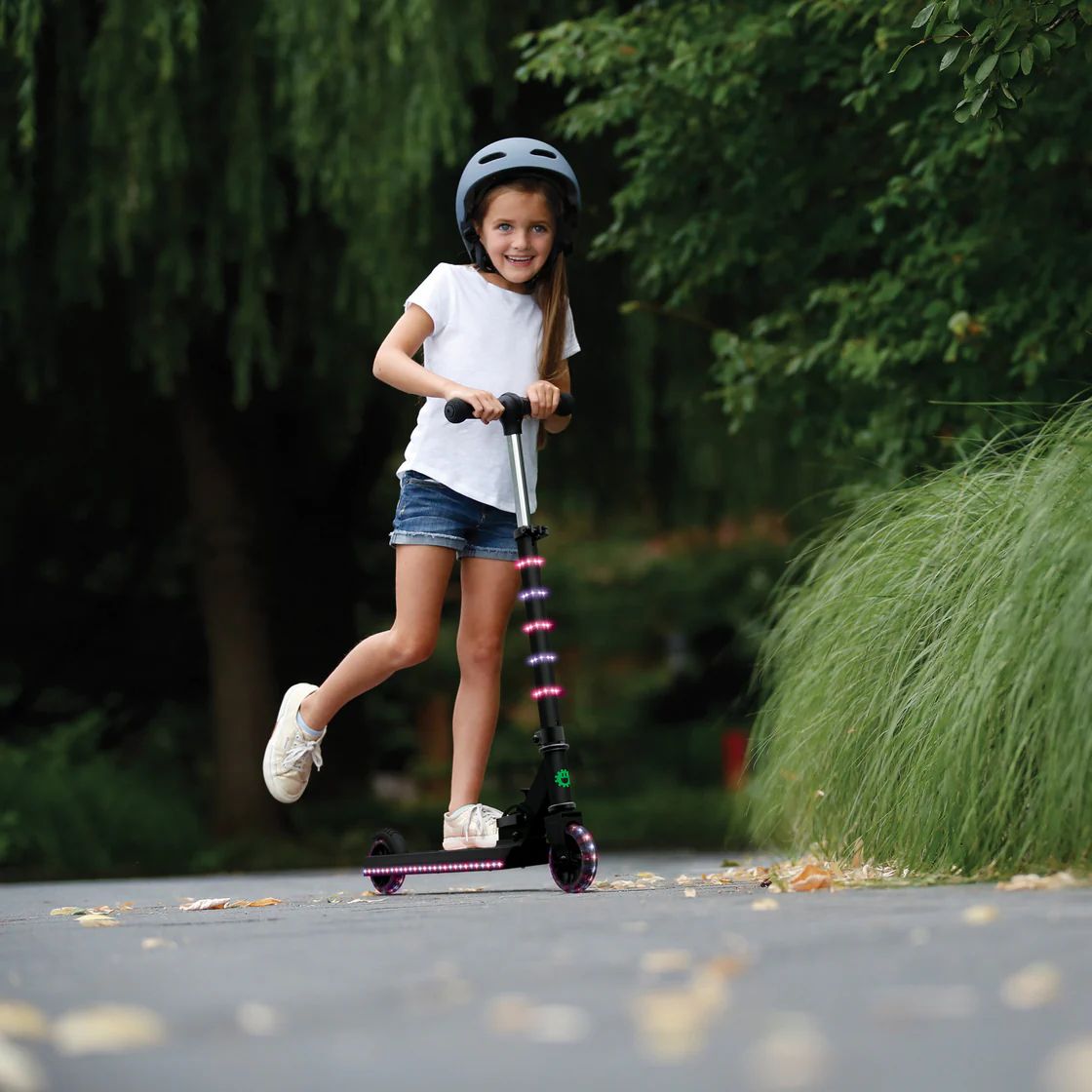 Jetson Orbit Light-Up Folding Kids Kick Scooter - Pink/Black by Jetson - Image 3