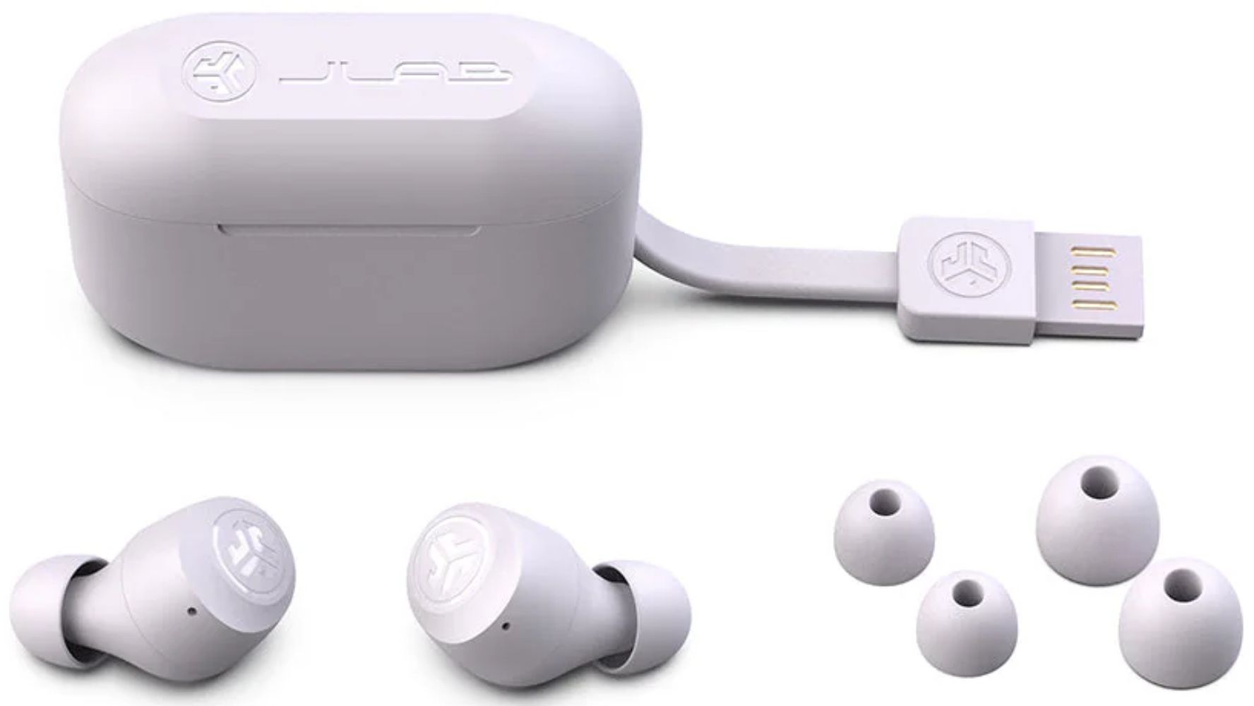 JLab GO Air POP True Wireless Bluetooth In-Ear Headphones - Lilac by JLab - Refurbished - Very Good condition - Image 5