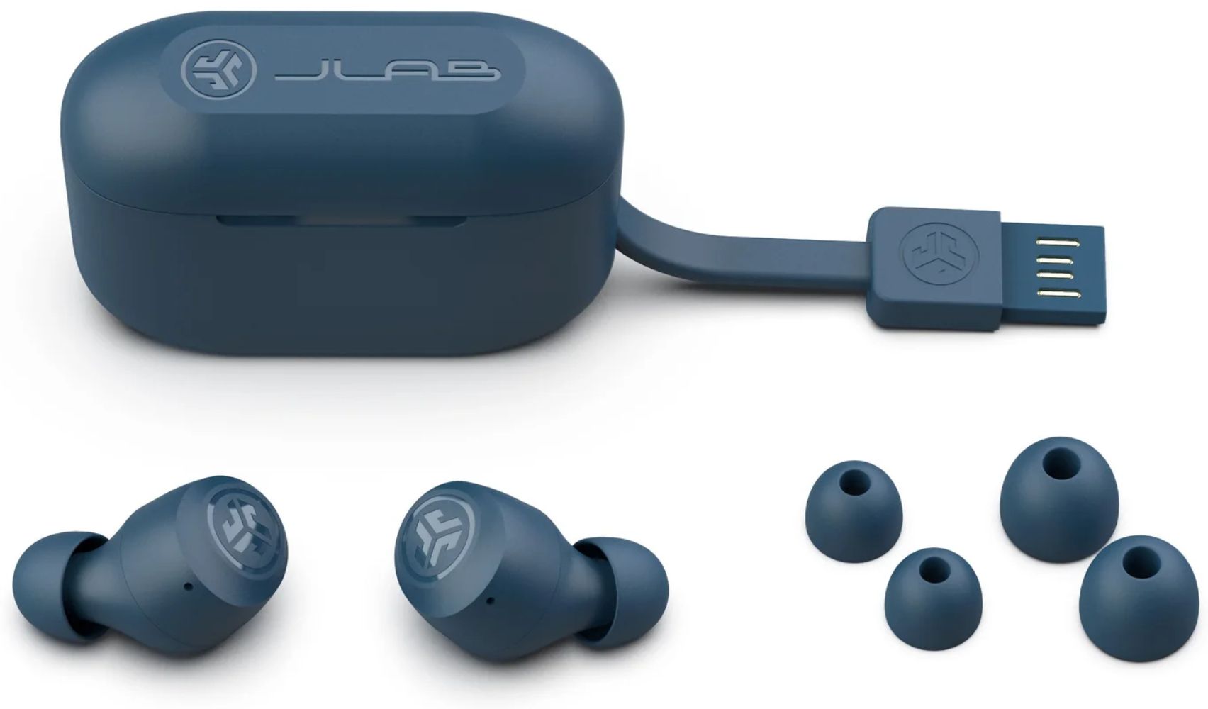 JLab GO Air POP True Wireless Bluetooth In-Ear Headphones - Navy by JLab - Image 5