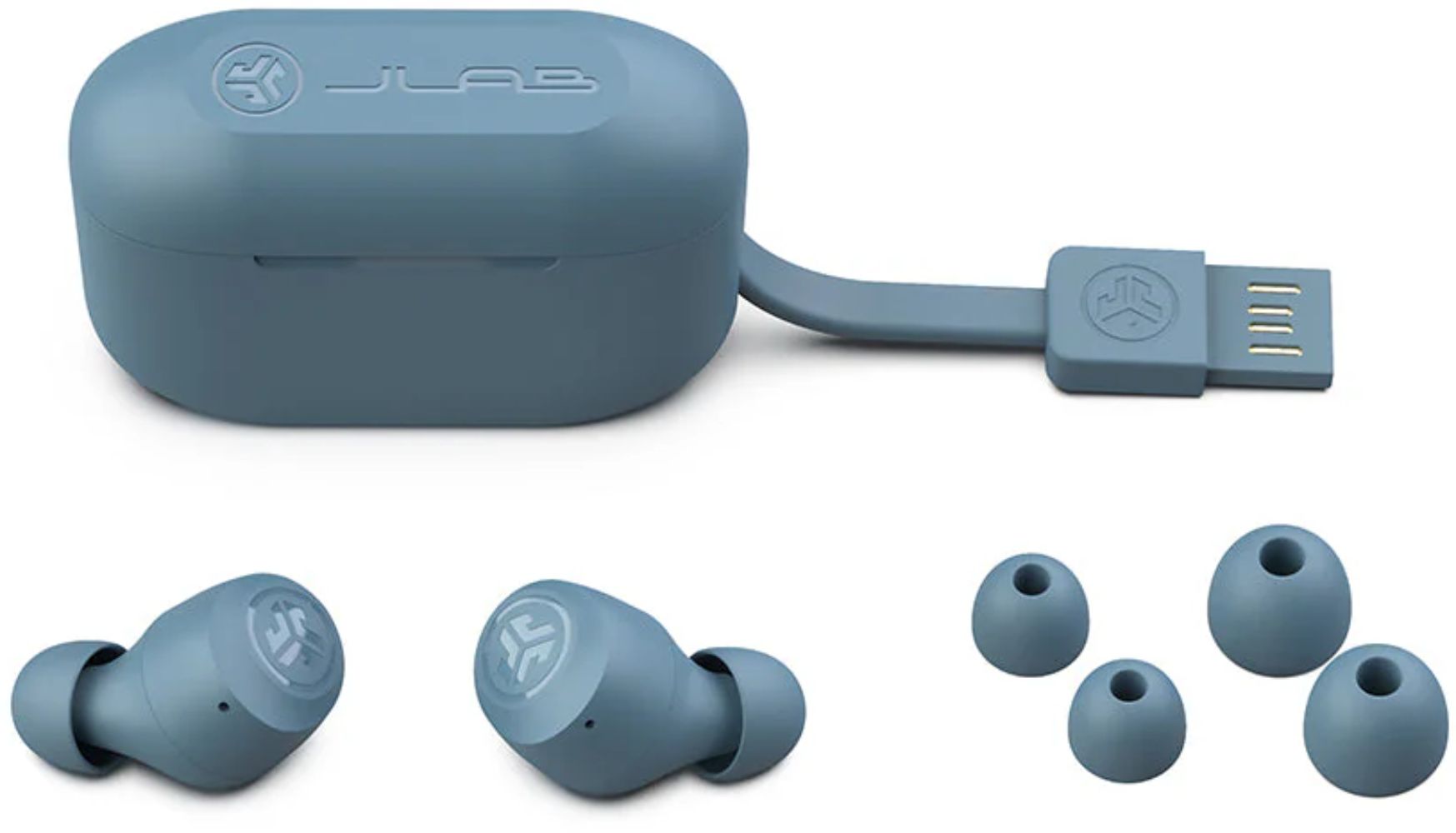 JLab GO Air POP True Wireless Bluetooth In-Ear Headphones - Slate by JLab - Refurbished - Very Good condition - Image 5