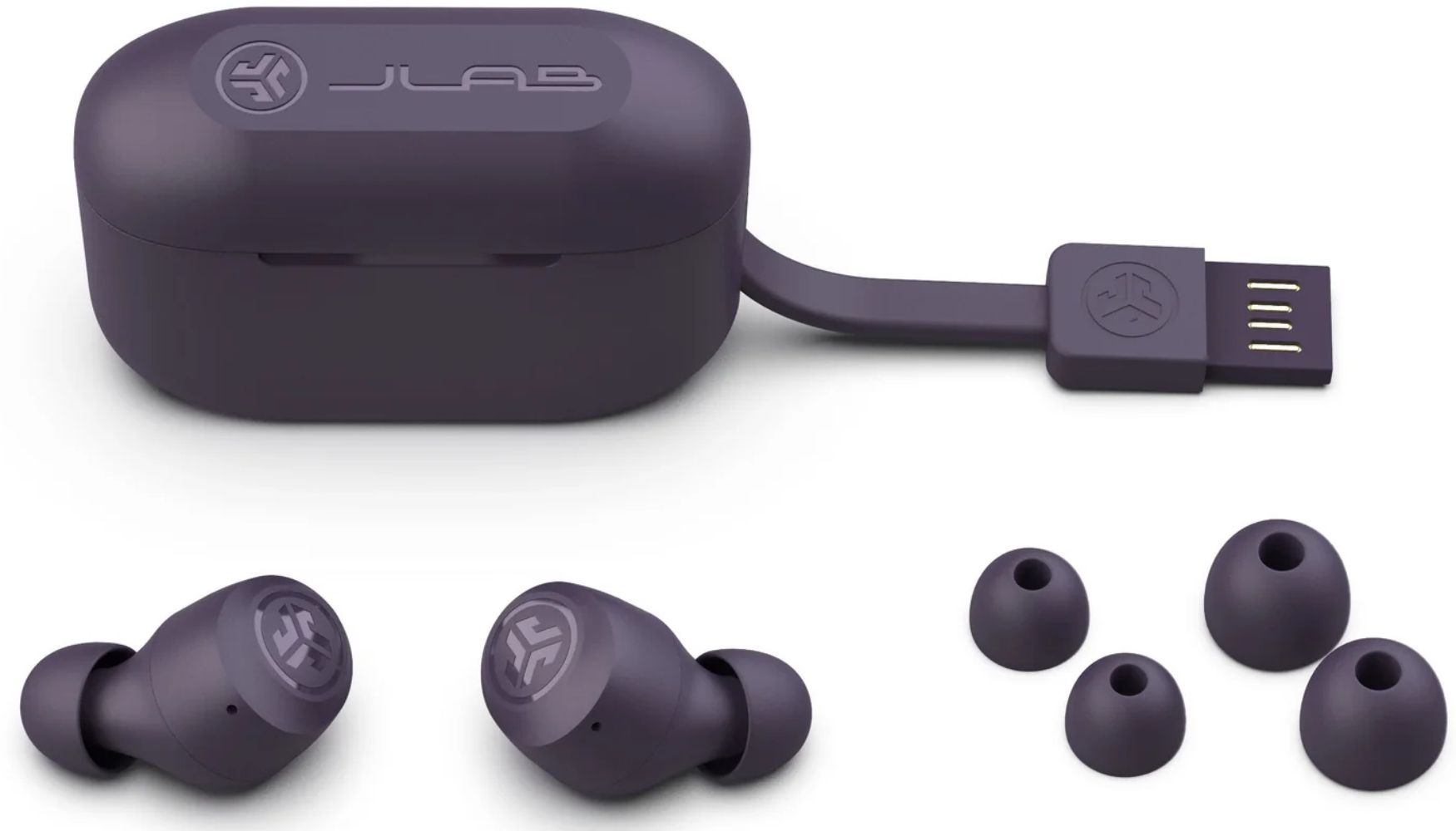 JLab GO Air POP True Wireless Bluetooth In-Ear Headphones - Violet by JLab - Refurbished - Very Good condition - Image 5