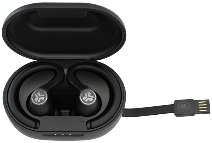 JLab JBuds Air Sport True Wireless Earbuds - Black by JLab - Refurbished - Very Good condition - Image 3