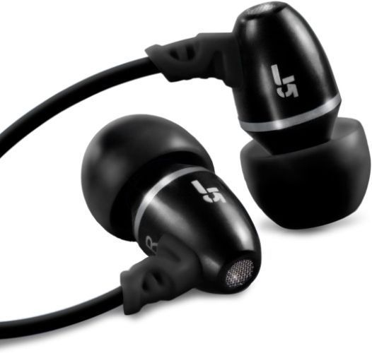 JLab Metal Rugged Earbuds with Microphone - Black by JLab - Refurbished - Very Good condition - US$11.48