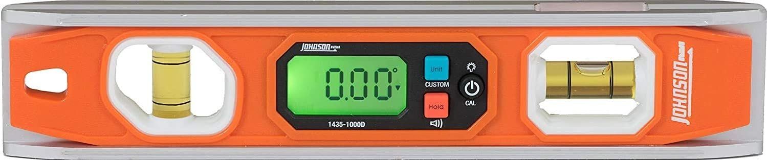 Johnson Level & Tool 1435-1000D Magnetic Programmable Digital Torpedo Level - Orange by Johnson - Refurbished - Premium condition - US$73.11