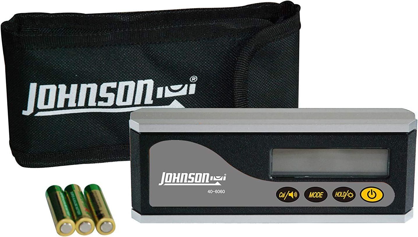 Johnson Level & Tool 40-6060 Magnetic Digital Level 6" - Black by Johnson - Refurbished - Like New condition - US$160.61