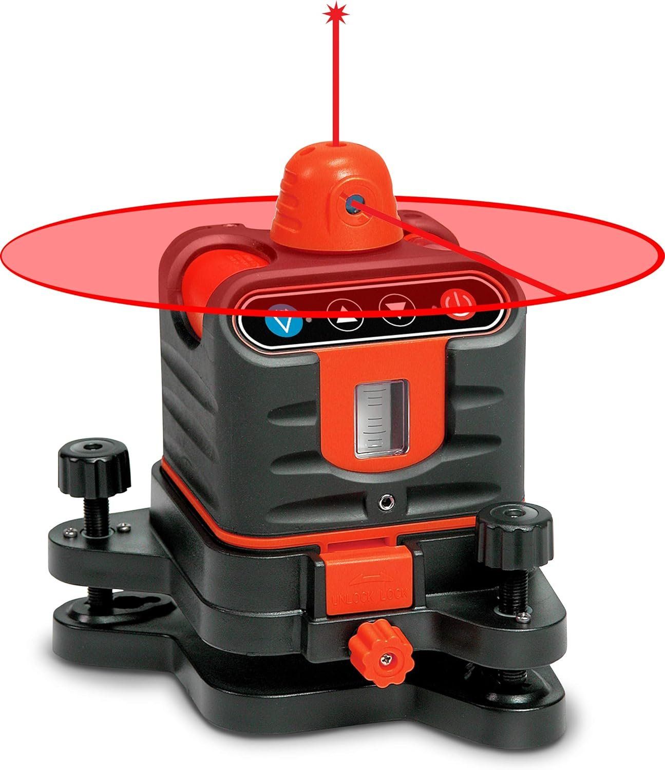 Johnson Level & Tool 40-6502 Manual-Leveling Rotary Laser - Red by Johnson - Image 2