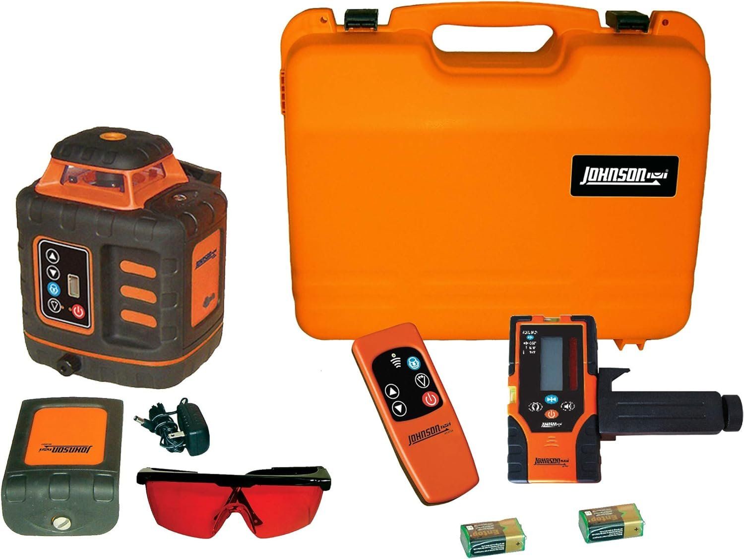 Johnson Level & Tool 40-6532 Self-Leveling Rotary Laser Kit - Red by Johnson - Refurbished - Like New condition - US$830.00
