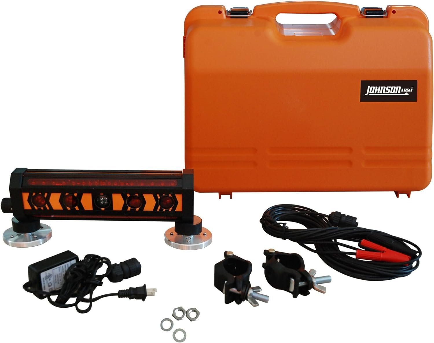 Johnson Level & Tool 40-6791 Machine Mountable 360 Degree Detector with Clamp and Magnet - Red by Johnson - Refurbished - Premium condition - US$1039.49