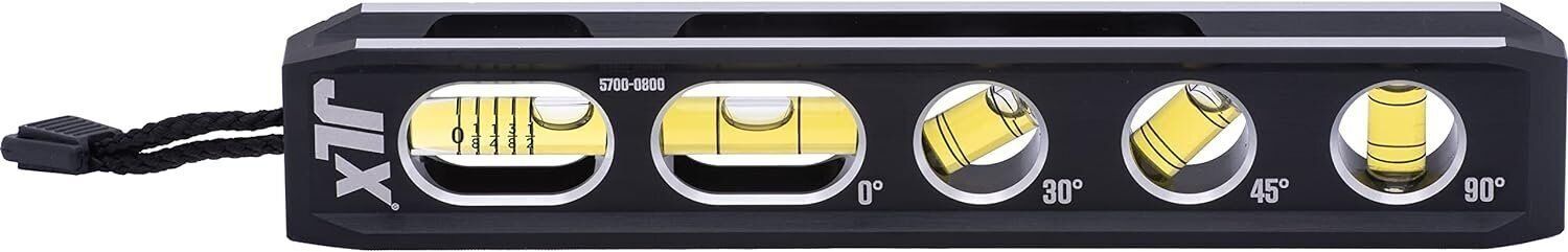 Johnson Level & Tool 5700-0800 8" Magnetic Billet Torpedo Level - Black by Johnson - Refurbished - Premium condition - US$33.92