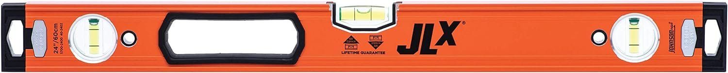Johnson Level & Tool 5700-2400 Heavy Duty Aluminum Box Level 24" - Orange by Johnson - Refurbished - Premium condition - US$68.59