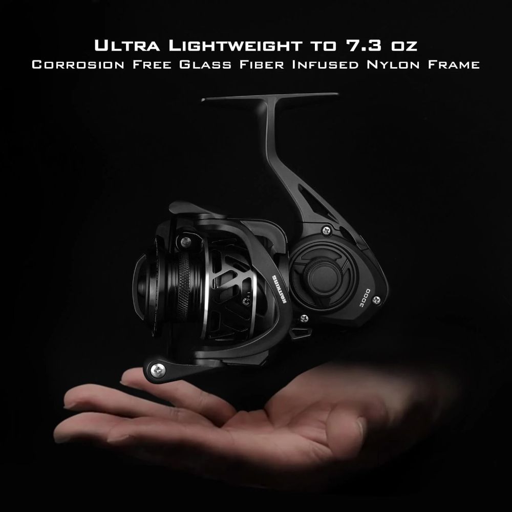 KastKing 1000 Zephyr Spinning Reel - Black by KastKing - Image 3