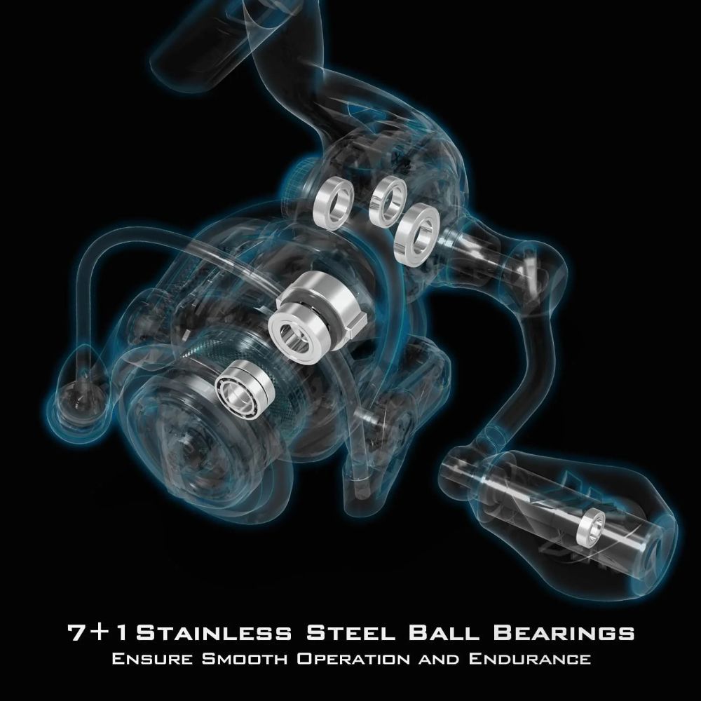 KastKing 1000 Zephyr Spinning Reel - Black by KastKing - Image 5