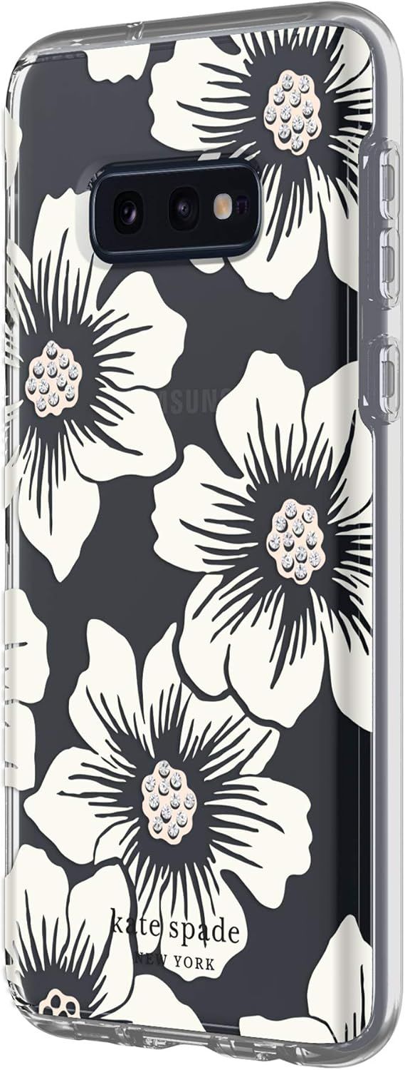 Kate Spade Defensive Hardshell Case for Samsung Galaxy S10e - Hollyhock Floral (Clear/Cream) by Kate Spade - Refurbished - Brand New condition - Image 2