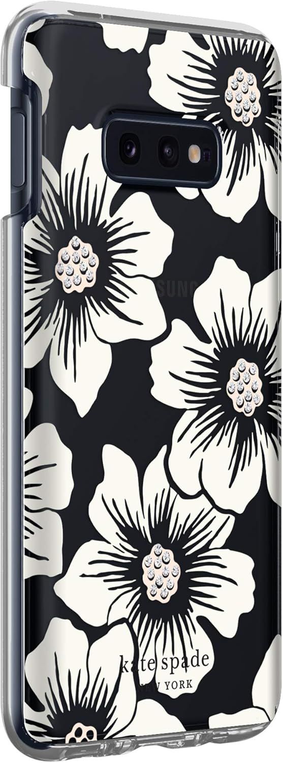 Kate Spade Defensive Hardshell Case for Samsung Galaxy S10e - Hollyhock Floral (Clear/Cream) by Kate Spade - Refurbished - Brand New condition - Image 3