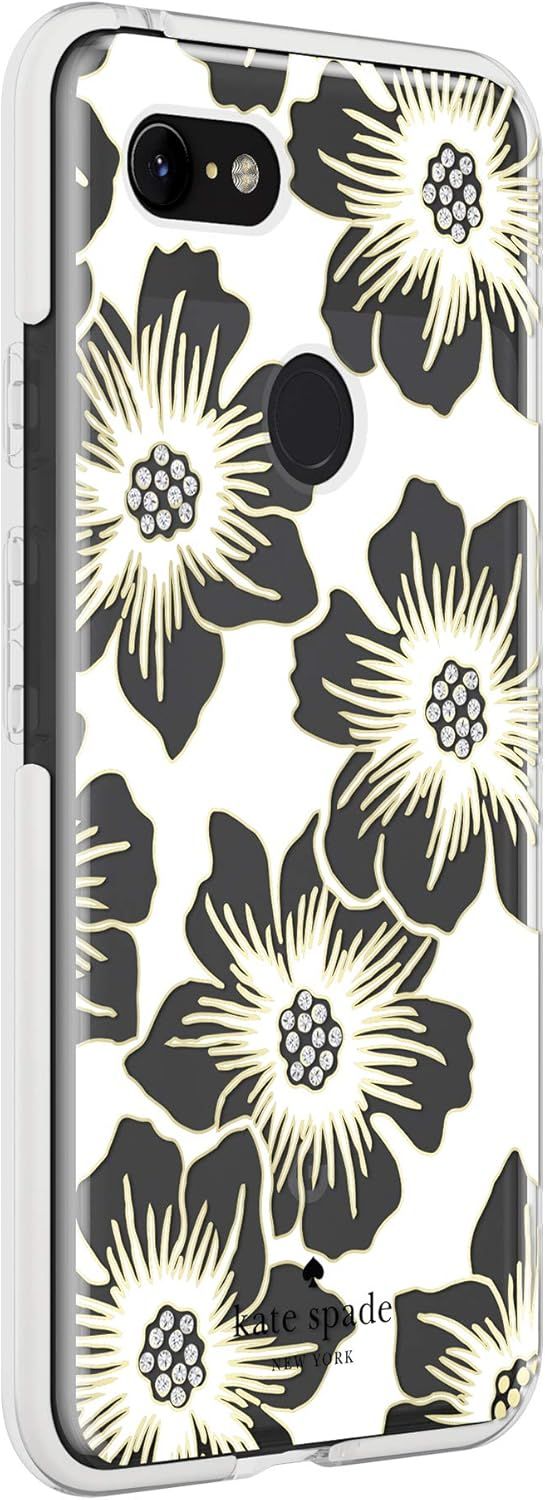Kate Spade Defensive Phone Case for Google Pixel 3 XL - Reverse Hollyhock Floral (Cream) by Kate Spade - Refurbished - Brand New condition - Image 3