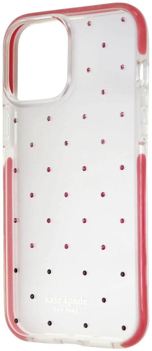Kate Spade Defensive Phone Case for iPhone 13 Pro Max - Pin Dot Ombre Pink/Clear by Kate Spade - Image 2
