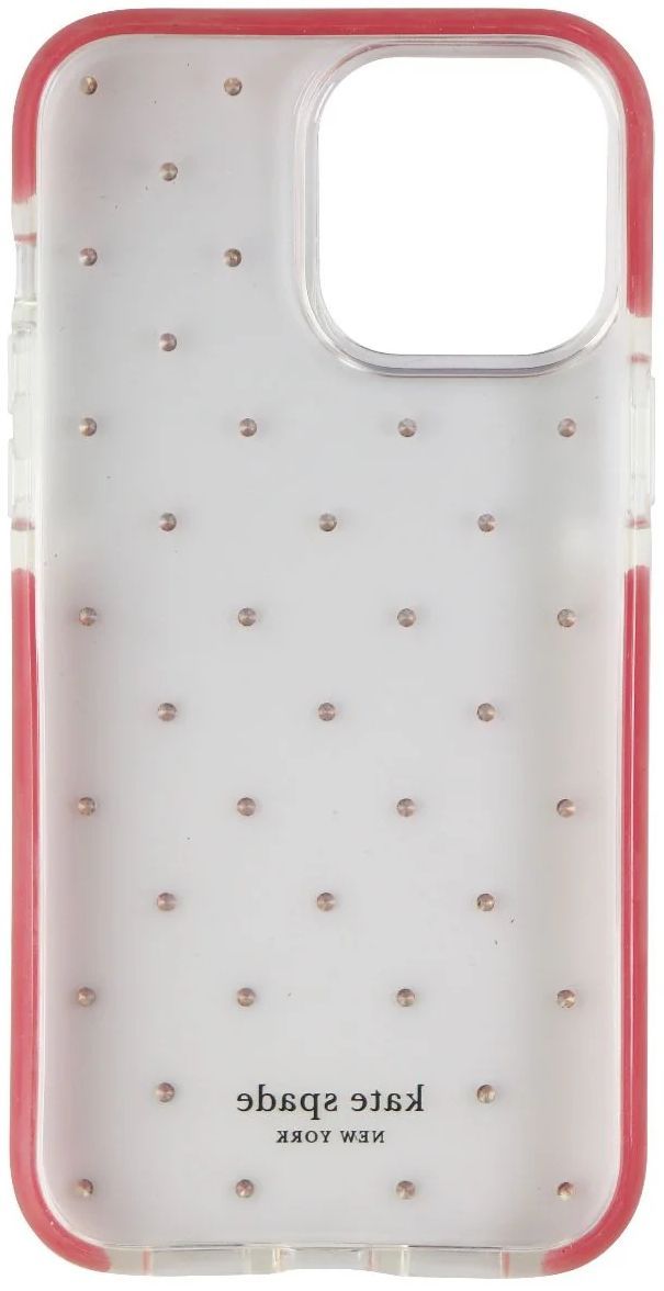 Kate Spade Defensive Phone Case for iPhone 13 Pro Max - Pin Dot Ombre Pink/Clear by Kate Spade - Image 3