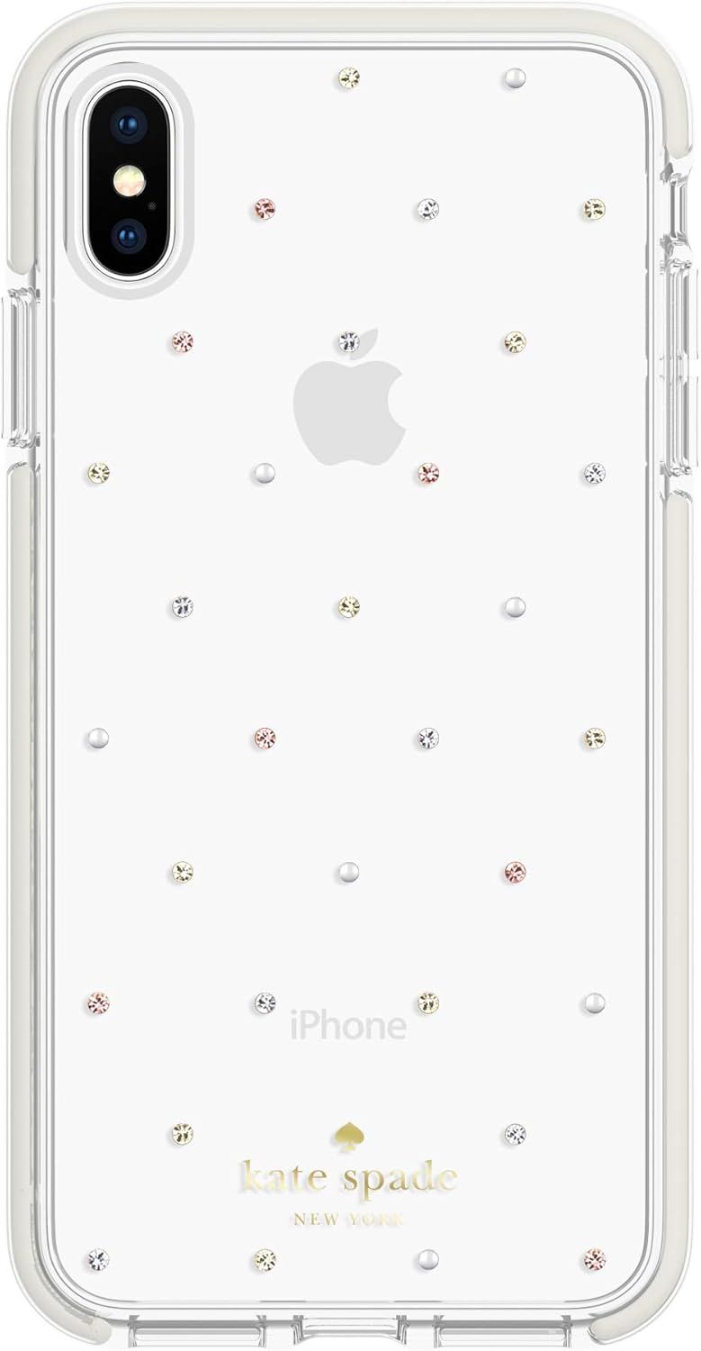 Kate Spade Defensive Phone Case for iPhone XS Max - Pin Dot Gems (Clear) by Kate Spade - Refurbished - Brand New condition - US$13.93