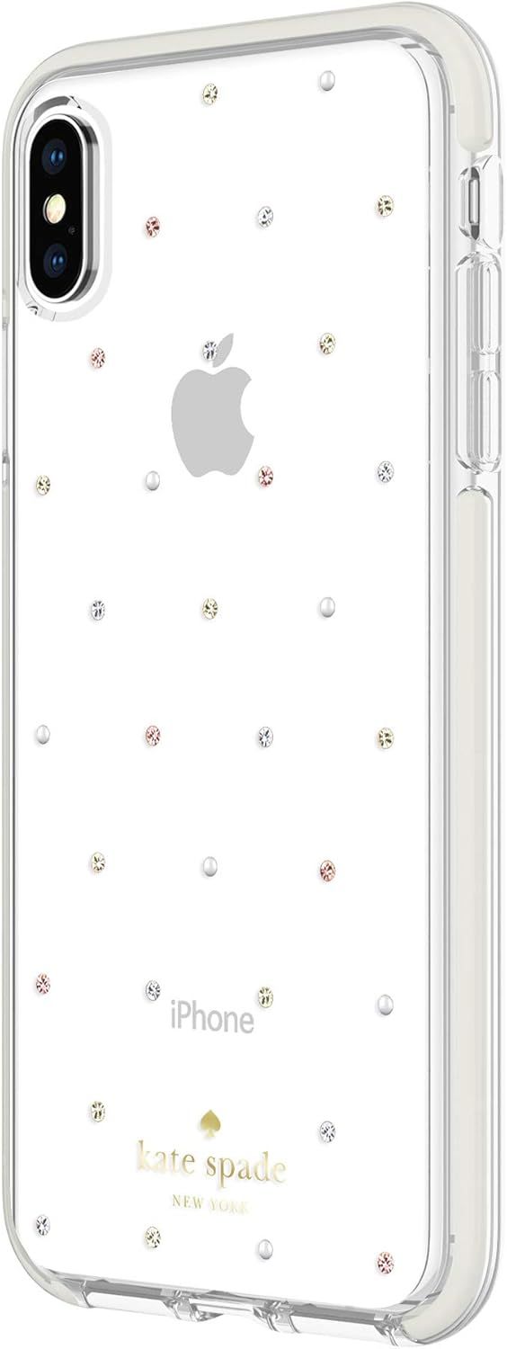 Kate Spade Defensive Phone Case for iPhone XS Max - Pin Dot Gems (Clear) by Kate Spade - Refurbished - Brand New condition - Image 2