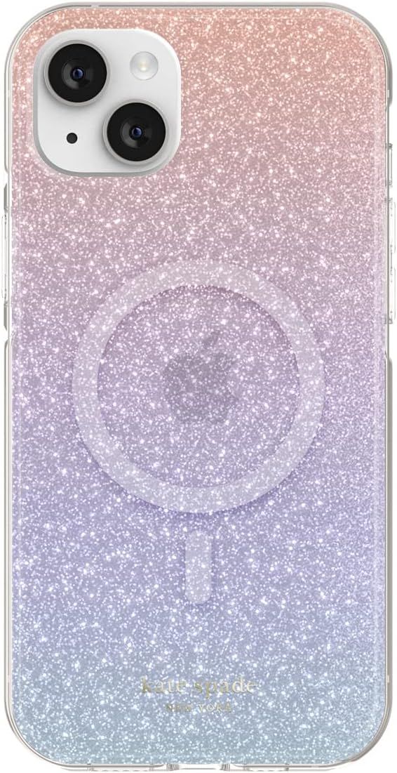 Kate Spade Defensive Phone Case with MagSafe for iPhone 14 Plus - Ombre Glitter by Kate Spade - Refurbished - Premium condition - US$17.88