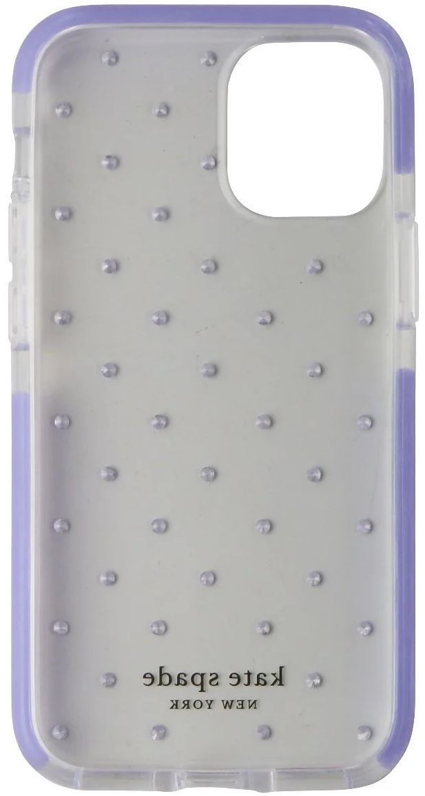 Kate Spade Defensive Series Phone Case for iPhone 12 mini - Pin Dot Gems / Lilac by Kate Spade - Image 3