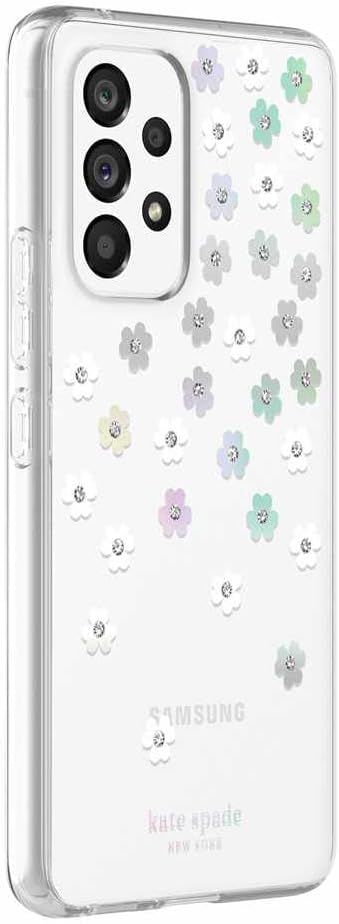 Kate Spade Hardshell Phone Case for Galaxy A53 5G - Iridescent Scattered Flowers by Kate Spade - Image 2