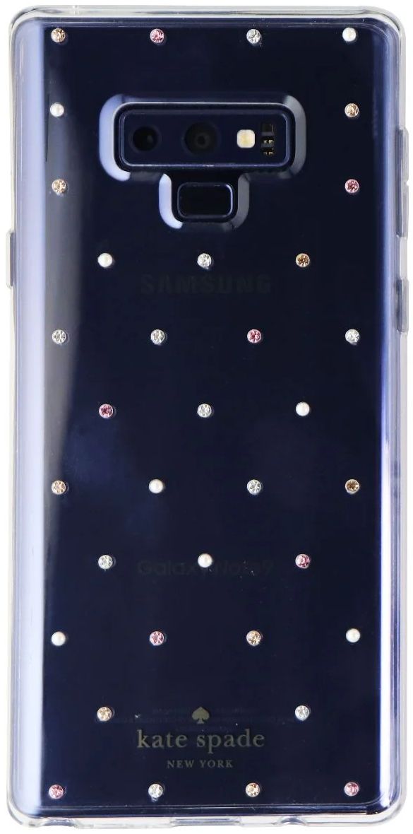 Kate Spade Hardshell Phone Case for Galaxy Note9 - Pin Dot Gems (Clear) by Kate Spade - Refurbished - Brand New condition - US$13.93