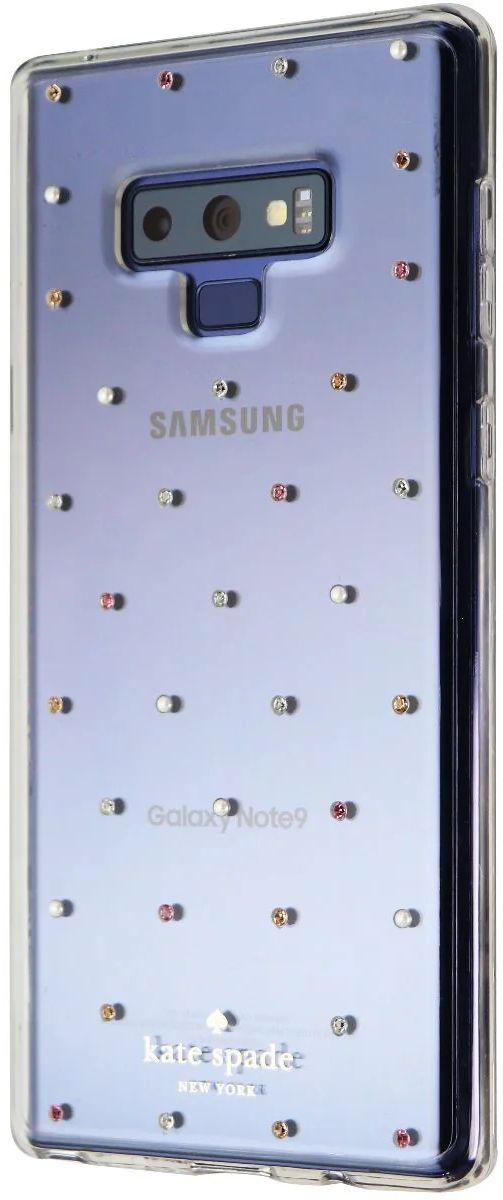 Kate Spade Hardshell Phone Case for Galaxy Note9 - Pin Dot Gems (Clear) by Kate Spade - Image 2