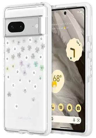 Kate Spade New York Defensive Hardshell Phone Case for Google Pixel 7 - Scattered Flowers by Kate Spade - Refurbished - Very Good condition - Image 4