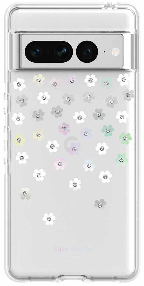 Kate Spade New York Defensive Hardshell Phone Case for Google Pixel 7 Pro - Scattered Flowers by Kate Spade - Refurbished - Brand New condition - US$13.93