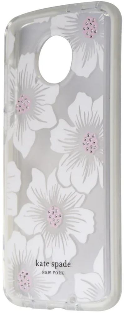 Kate Spade New York Phone Case for Motorola Moto Z4 - Hollyhock Floral by Kate Spade - Refurbished - Brand New condition - US$13.98